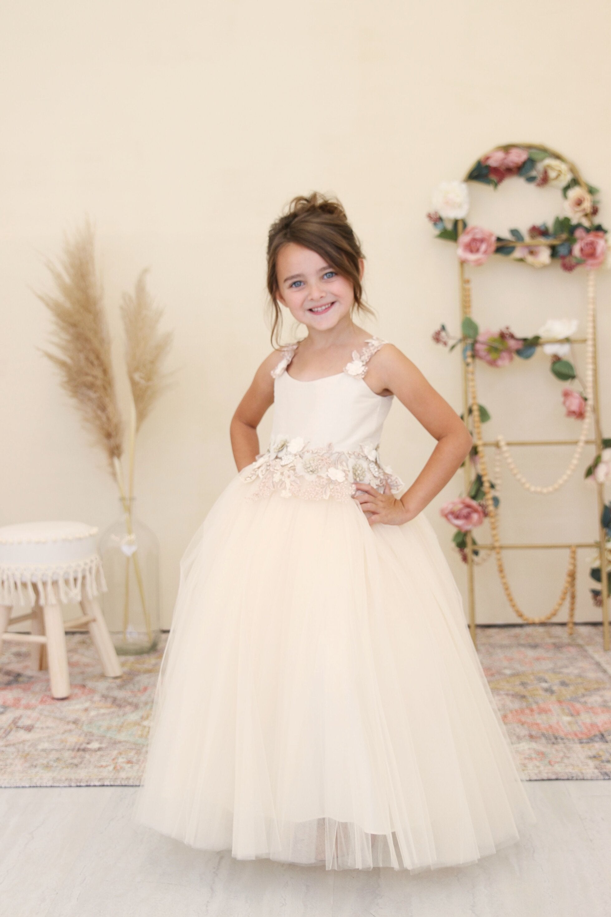 Amalee Couture Flower Girl Special Occasion Party Dress For Girls