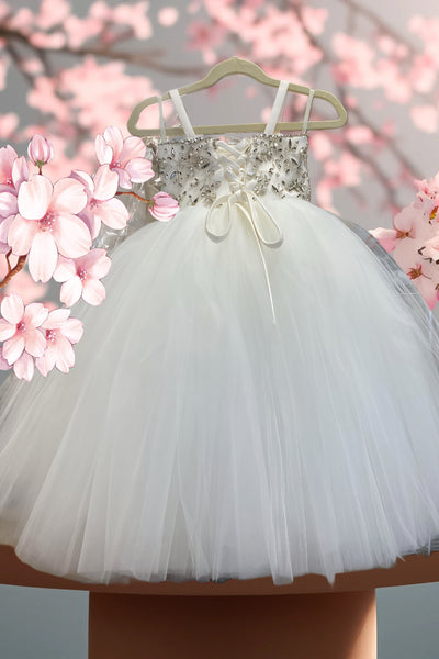 Juliette Tulle Gown | Amalee Couture Communion & Flower Girl Dress