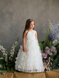 Teter Warm Couture Lacey Flower Girl Special Occasion Dress