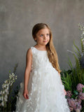 Teter Warm Couture Lacey Flower Girl Special Occasion Dress