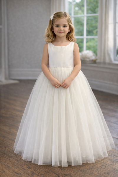 Amalee Couture Flower Girl Gown – Elegant Tulle Dress