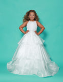 Royal & White Girls Pageant Ball Gown | Kate Parker 2Cute
