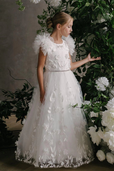 Communion Flower Girl Party Lace Dress - Teter Warm Couture