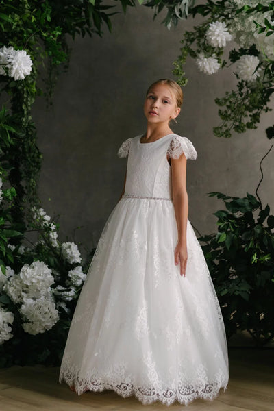 Teter Warm Couture Girls Wedding Flower Girl Communion Special Occasion Dress