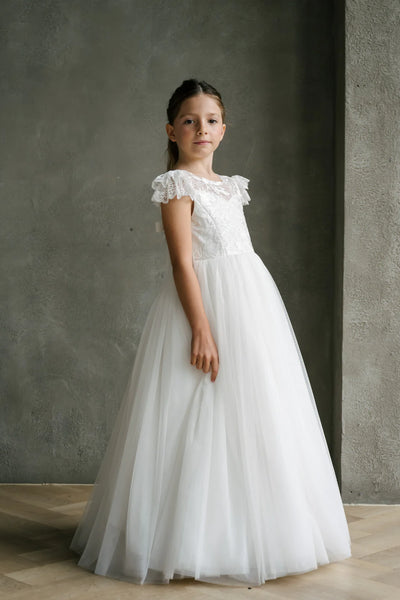 Adeline Teter Warm Couture Lace Communion Dress
