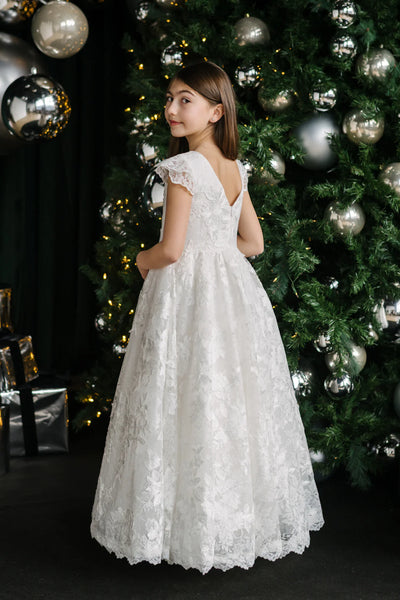 Luciana Teter Warm Couture Lace Communion Dress
