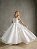 Teter Warm Couture Girls Communion Satin Special Occasion Dress