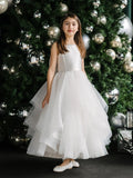 Girls Satin Tulle Communion Dress | Teter Warm Couture
