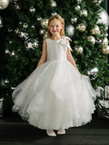 Adelise Pearl Girls Communion Dress | Teter Warm Couture