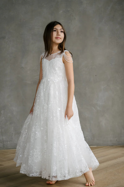 Marielle Teter Warm Couture Girls Communion Dress