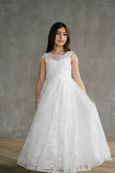 Marielle Teter Warm Couture Girls Communion Dress