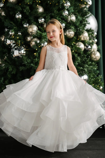 Isolde | Teter Warm Couture Bow Back Communion Dress