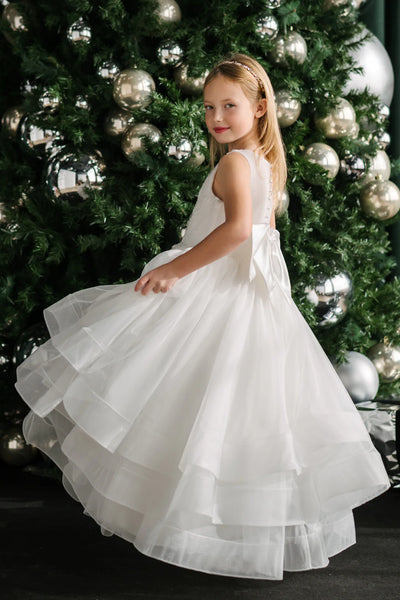 Isolde | Teter Warm Couture Bow Back Communion Dress