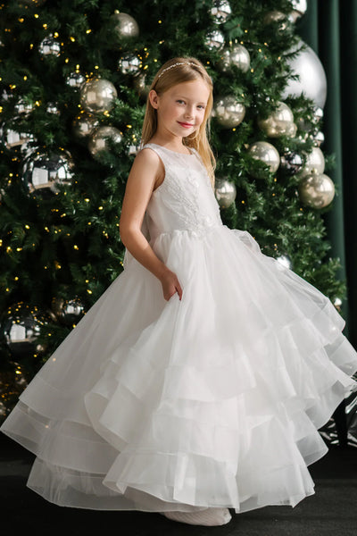 Isolde | Teter Warm Couture Bow Back Communion Dress