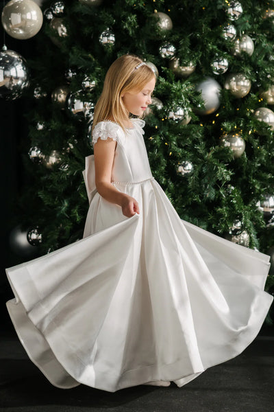 Tori | Teter Warm Couture Lace Satin Communion Dress