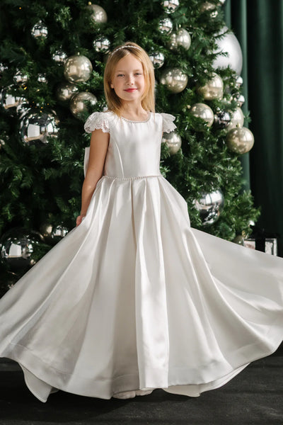 Tori | Teter Warm Couture Lace Satin Communion Dress