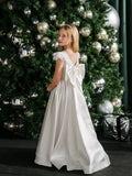 Tori | Teter Warm Couture Lace Satin Communion Dress