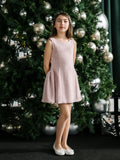Elara Teter Warm Girls Pink Party Dress