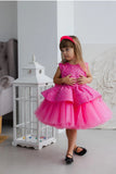 Sequin Tulle Flower Girl Dress | Lily Couture | Girls Pageant Dress