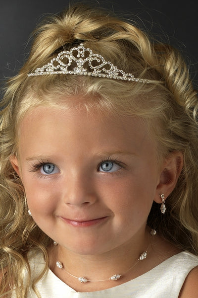 Girls Crystal Rhinestone Tiara | Special Occasion Crown