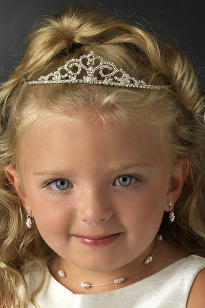Girls Crystal Rhinestone Tiara | Special Occasion Crown
