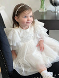 Teter Warm Couture Baptism Lace and Tulle Dress