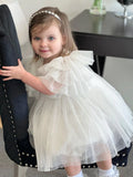 Teter Warm Couture Baptism Lace and Tulle Dress