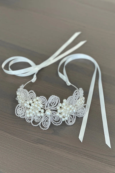Faux Pearl Beaded Headband for Girls