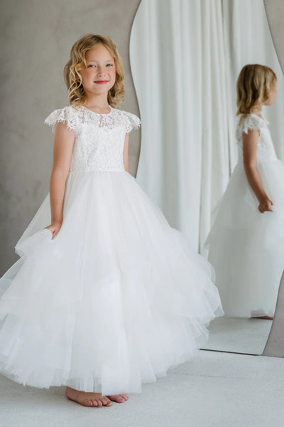 Florienne Girls First Communion Dress | Teter Warm Couture