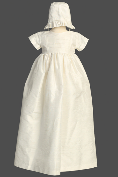 Jessie Boys Baptism Gown in Raw Silk | Blush Kids