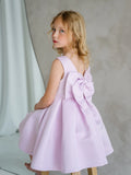 Calliope Lilac Bow Back Girls Party Dress | Teter Warm