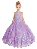 Dazzle on Stage with Gael Girls Pageant Gown in a Stunning Sequined Bodice