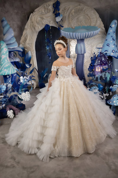 Kennedi Couture Dress - Custom Flower Girl & Pageant Gown