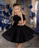 Black Sparkle Couture Party Dress – Perfect for Special Occasions