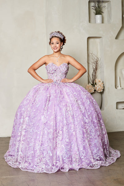 Ophelia Enchanted Gown – Butterfly Quinceañera Dress