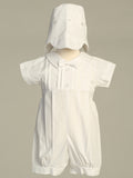 Liam Classic Cotton Baptism Romper -Traditional Boys’ Christening Romper