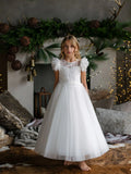 Teter Warm Couture Off-White Communion Dress for Girls