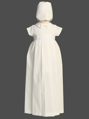 Harper Boys Cotton Christening Romper Detachable Gown