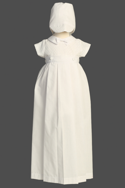 Harper Boys Cotton Christening Romper Detachable Gown