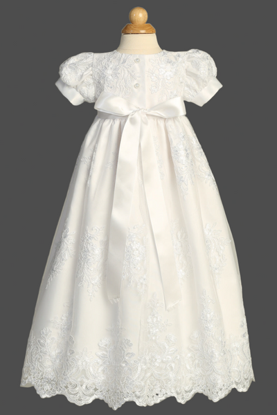 Amalia Baby Christening Gown in Tulle & Sequins