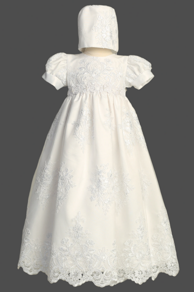 Amalia Baby Christening Gown in Tulle & Sequins