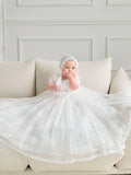 Lena Lace Christening Gown with Bonnet – Teter Warm