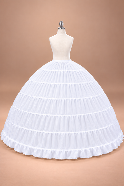 5-Hoop Junior Quinceañera Petticoat for Ball Gowns