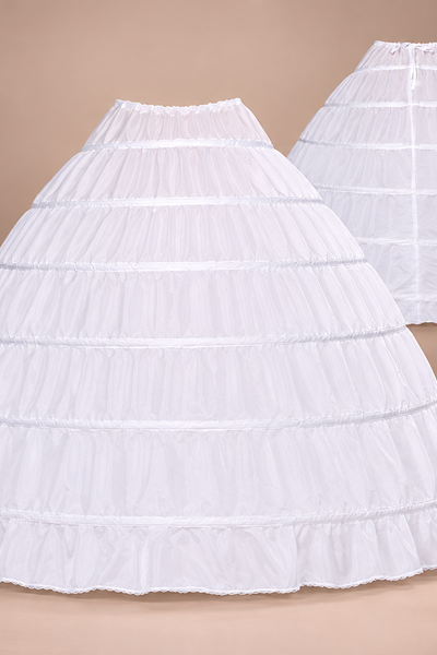 6-Hoop Quinceañera Petticoat for Ball Gowns & Pageants