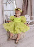 Puffy Sleeve Party Dress for Baby & Kids | Special Occasion Dress