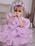 Puffy Sleeve Party Dress for Baby & Kids | Special Occasion Dress