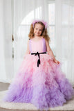 Ombre Flower Girl Dress | Lily Couture | Girls Pageant Dress