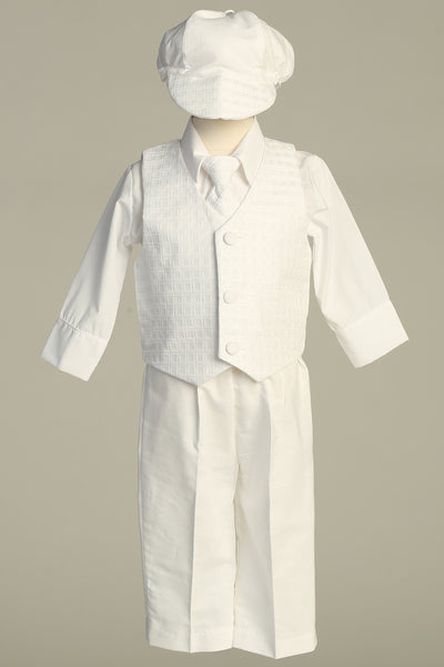 Stephan White Christening Outfit – Classic Baptism Elegance for Boys