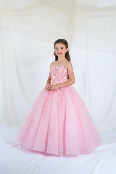 Harper Blossom Glitter Ballgown for Girls
