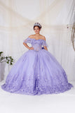Zarina Pink Butterfly Quinceañera Dress | Princess Ballgown